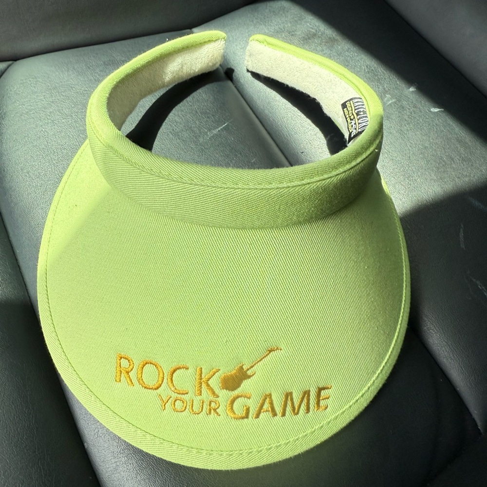 Lime Green Hardrock Visor 🍋‍🟩 🎸